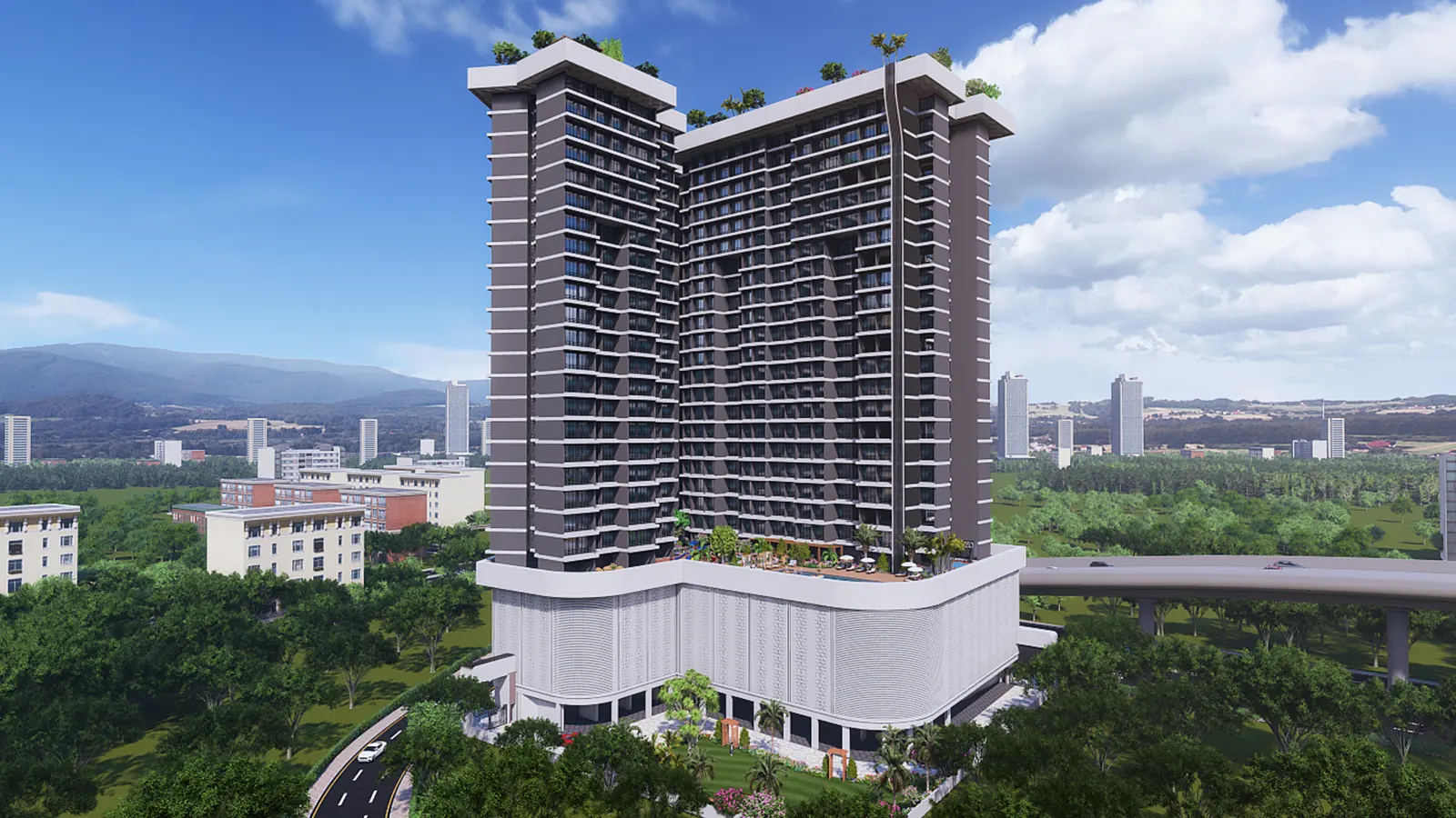 A GAMI Group residential tower under the Navi Mumbai sky