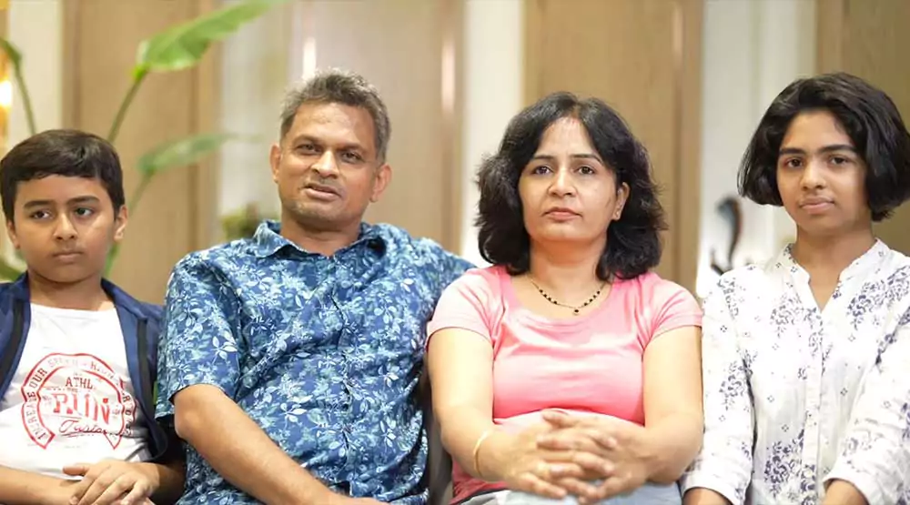 Mr. & Mrs. Bhargav, Proud owners of Gami Asters